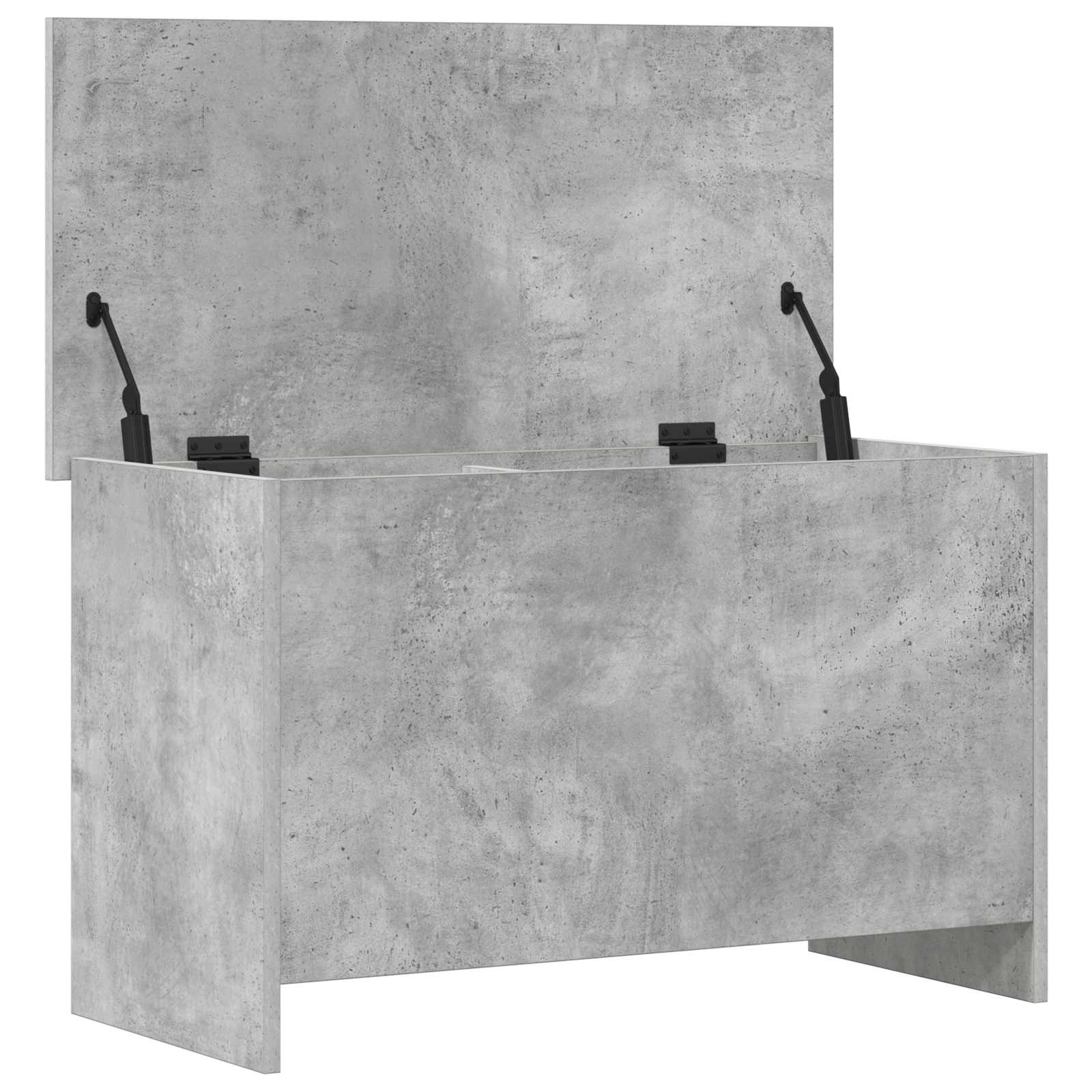 Úložná Truhla Betonově Šedá 80 X 40 X 50 Cm Kompozitní Dřevo