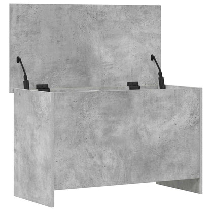 Úložná Truhla Betonově Šedá 80 X 40 X 50 Cm Kompozitní Dřevo