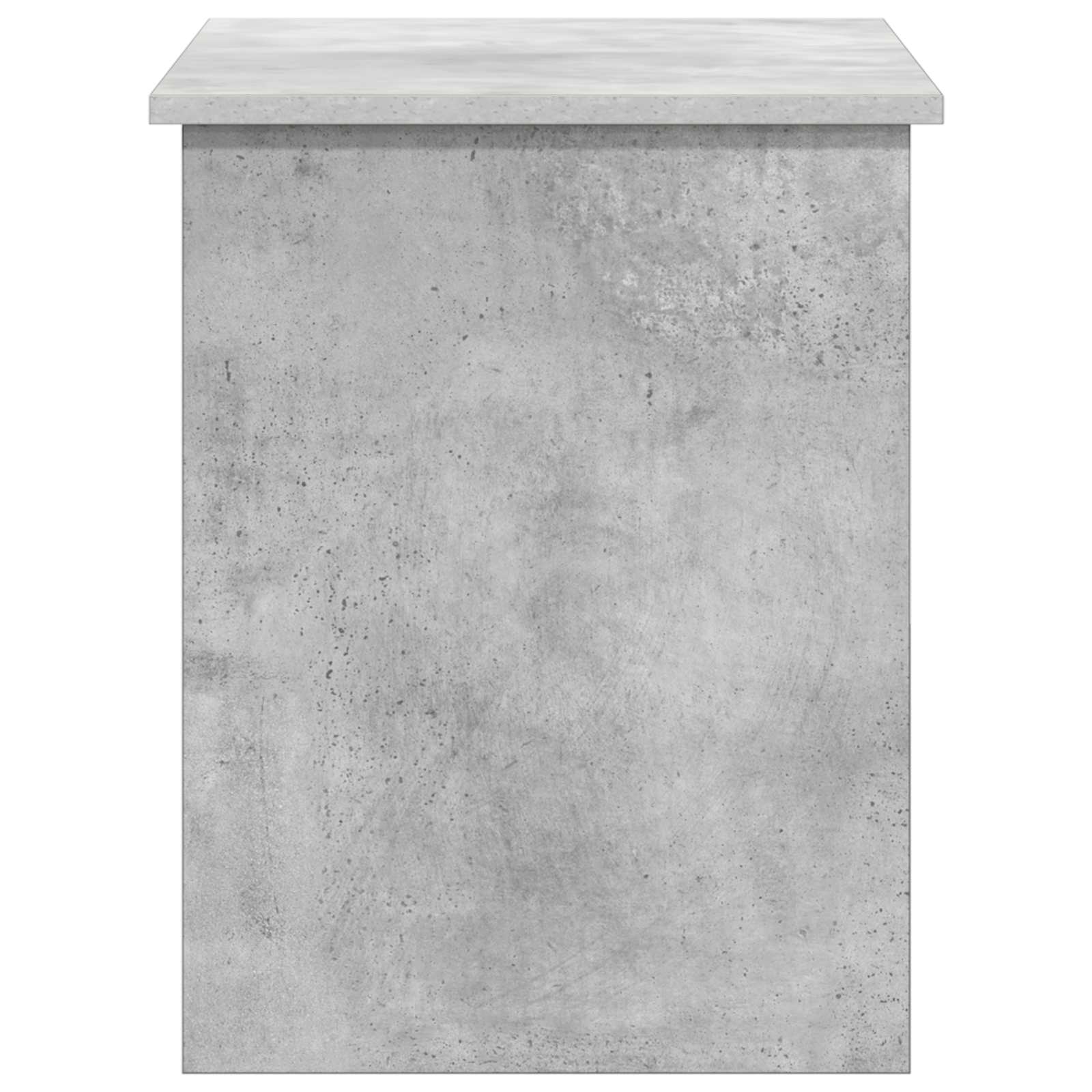 Úložná Truhla Betonově Šedá 80 X 40 X 50 Cm Kompozitní Dřevo