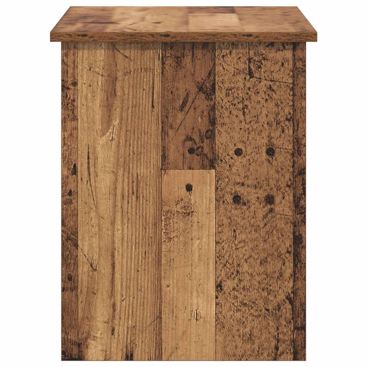 Úložná Truhla Staré Dřevo 80 X 40 X 50 Cm Kompozitní Dřevo