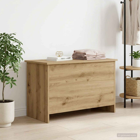 Úložná Truhla Dub Artisan 80 X 40 X 50 Cm Kompozitní Dřevo