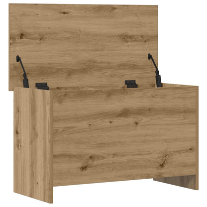 Úložná Truhla Dub Artisan 80 X 40 X 50 Cm Kompozitní Dřevo
