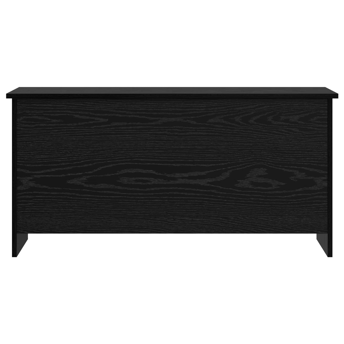 Úložná Truhla Černý Dub 100 X 40 X 50 Cm Kompozitní Dřevo