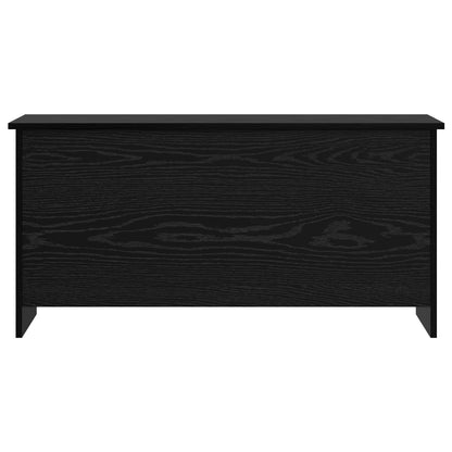Úložná Truhla Černý Dub 100 X 40 X 50 Cm Kompozitní Dřevo