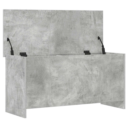 Úložná Truhla Betonově Šedá 100 X 40 X 50 Cm Kompozitní Dřevo