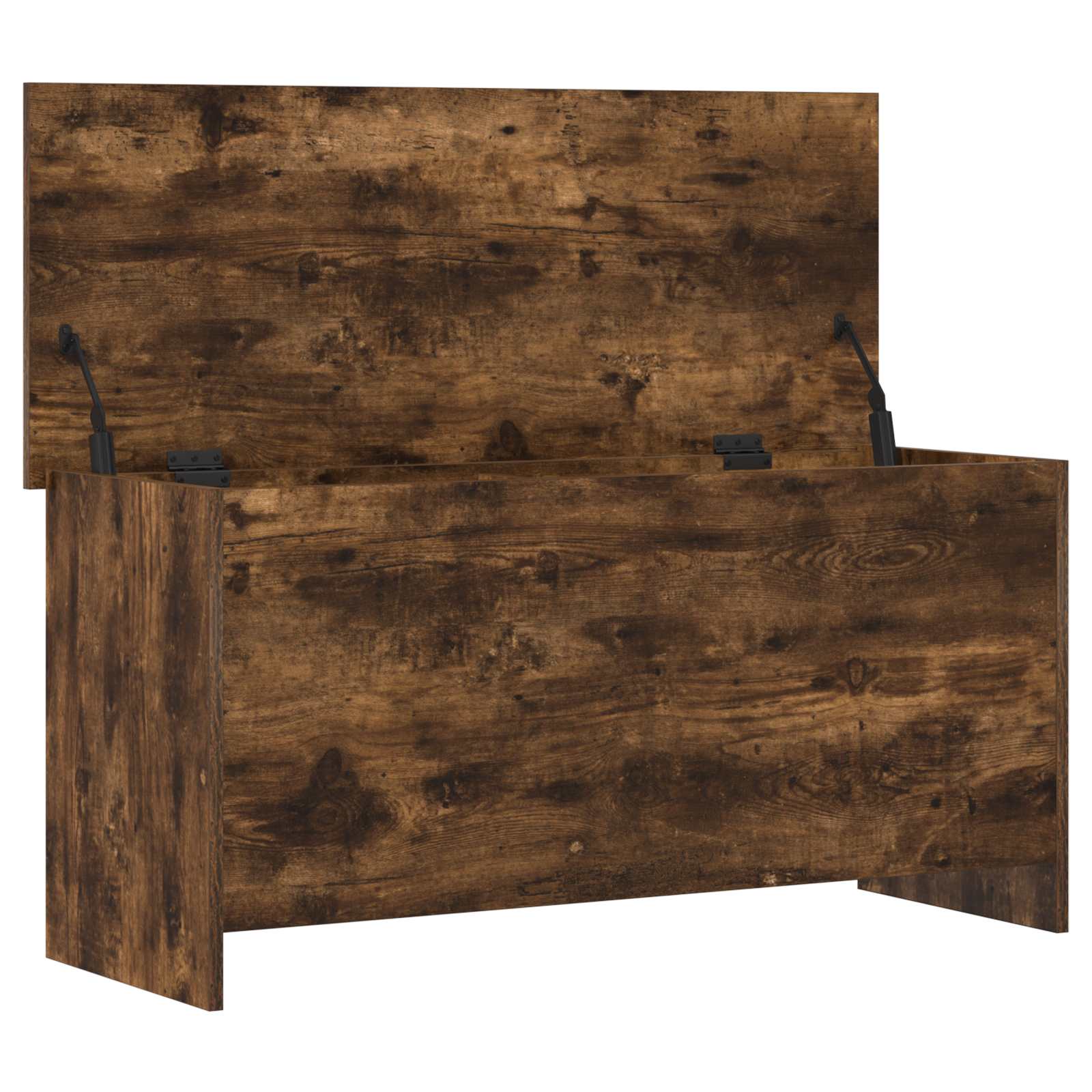 Úložná Truhla Kouřový Dub 100 X 40 X 50 Cm Kompozitní Dřevo