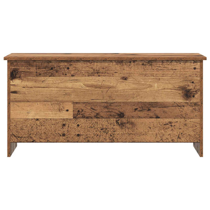 Úložná Truhla Staré Dřevo 100 X 40 X 50 Cm Kompozitní Dřevo