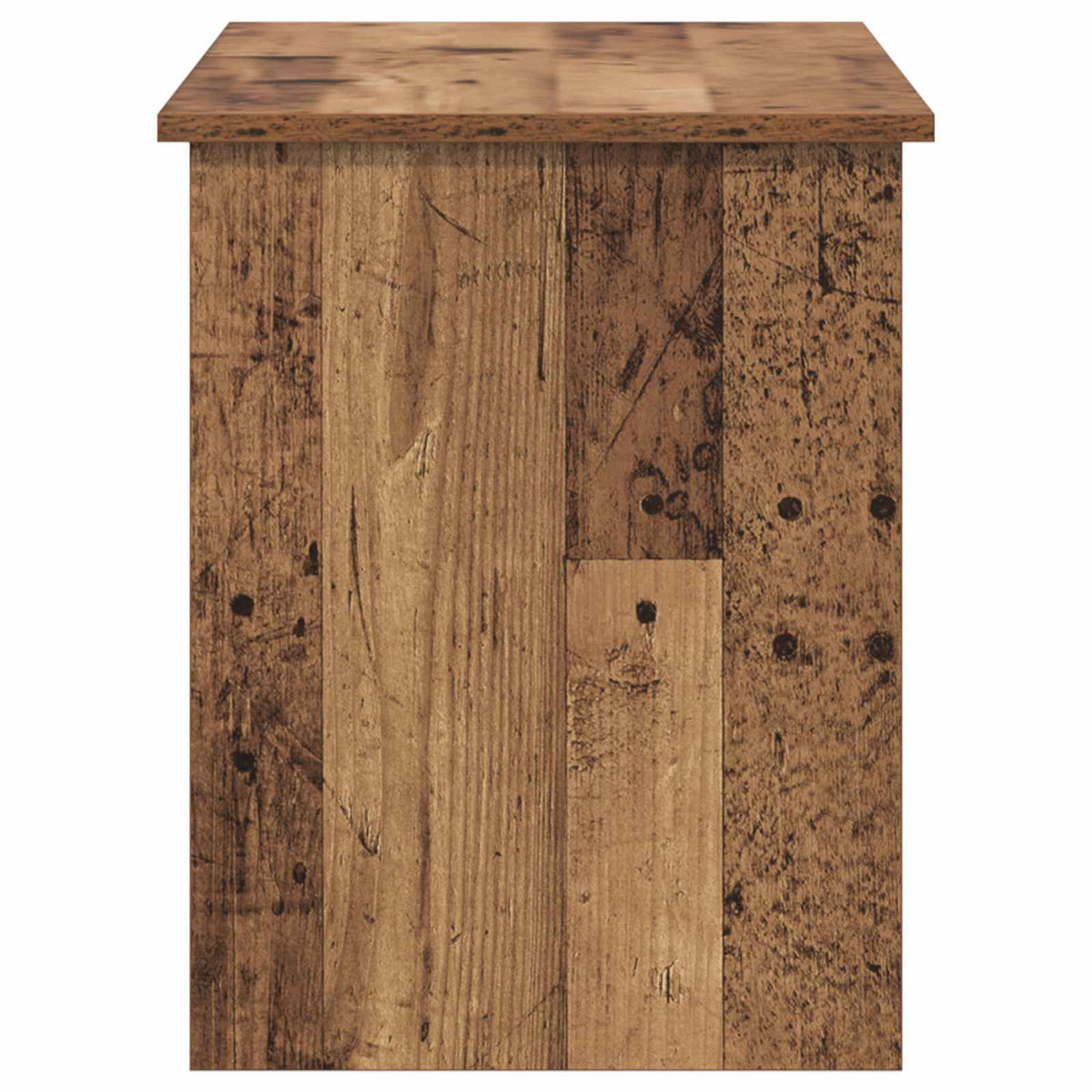 Úložná Truhla Staré Dřevo 100 X 40 X 50 Cm Kompozitní Dřevo