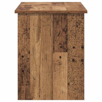 Úložná Truhla Staré Dřevo 100 X 40 X 50 Cm Kompozitní Dřevo