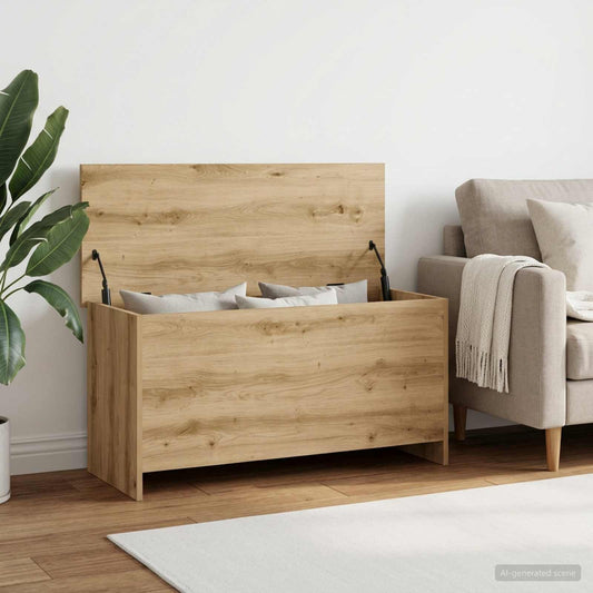 Úložná Truhla Dub Artisan 100 X 40 X 50 Cm Kompozitní Dřevo