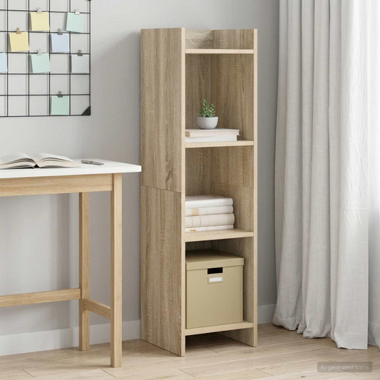 Knihovna Dub Sonoma 30 X 30 X 111 Cm Kompozitní Dřevo