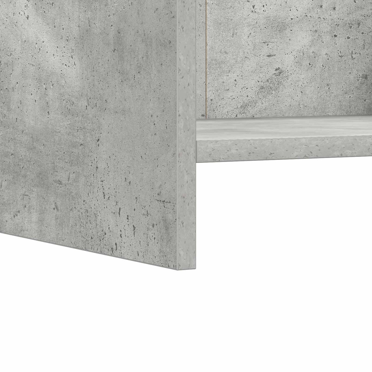 Knihovna Betonově Šedá 30 X 30 X 111 Cm Kompozitní Dřevo
