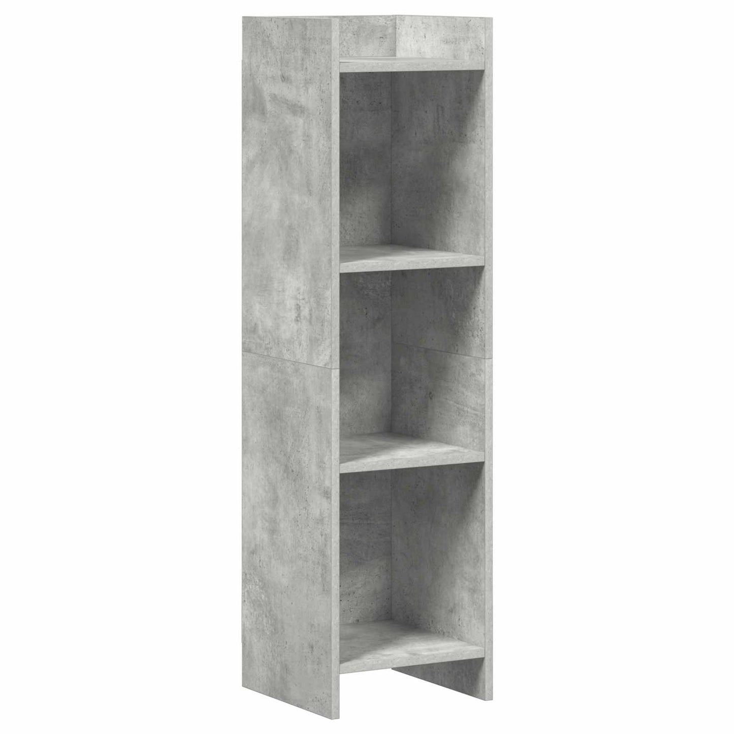 Knihovna Betonově Šedá 30 X 30 X 111 Cm Kompozitní Dřevo