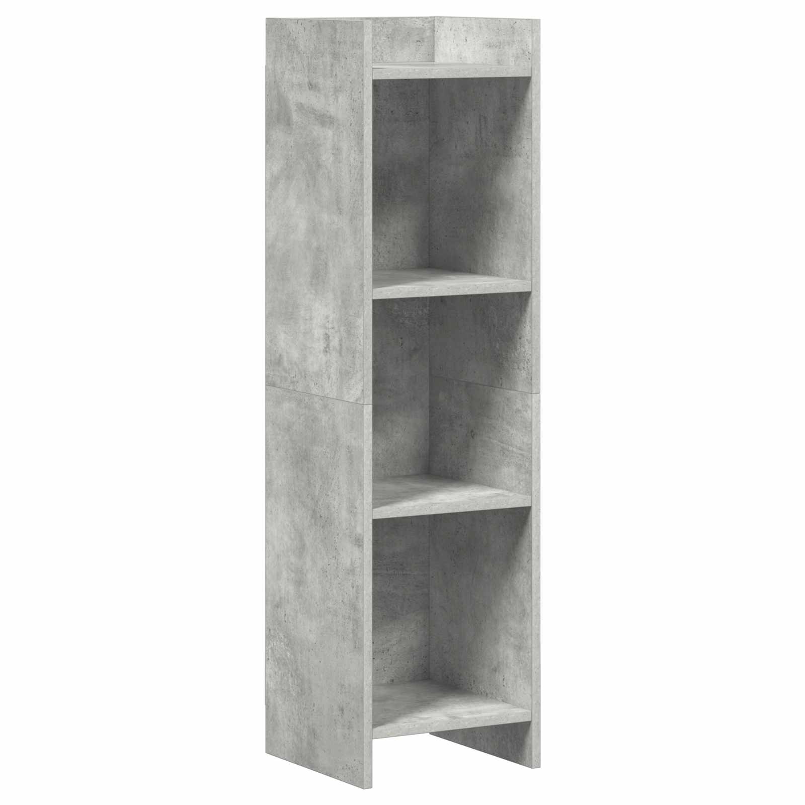 Knihovna Betonově Šedá 30 X 30 X 111 Cm Kompozitní Dřevo