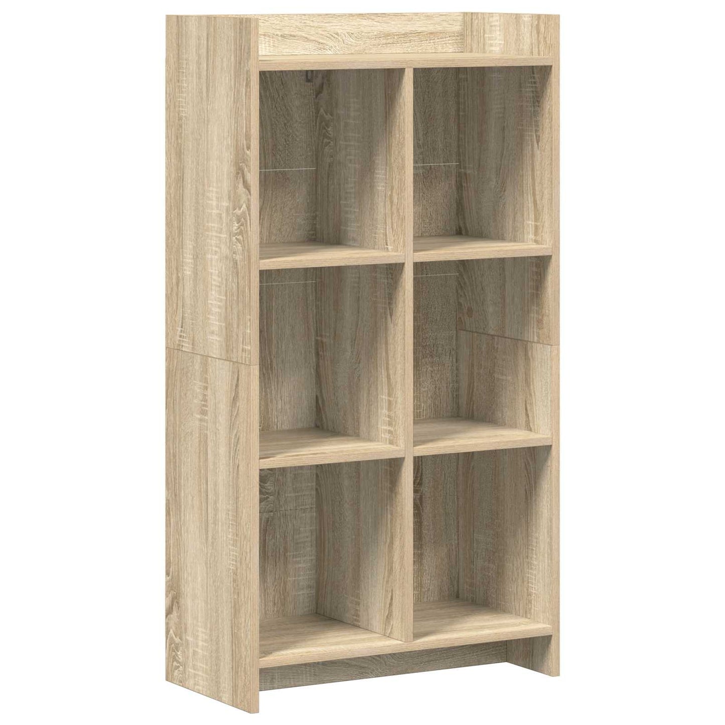Knihovna Dub Sonoma 59 X 30 X 111 Cm Kompozitní Dřevo