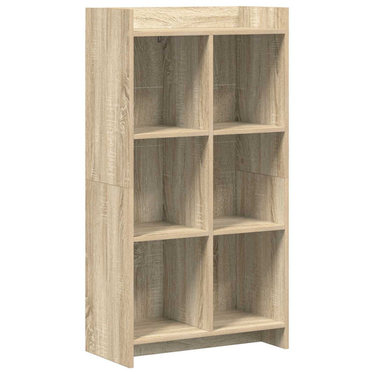 Knihovna Dub Sonoma 59 X 30 X 111 Cm Kompozitní Dřevo