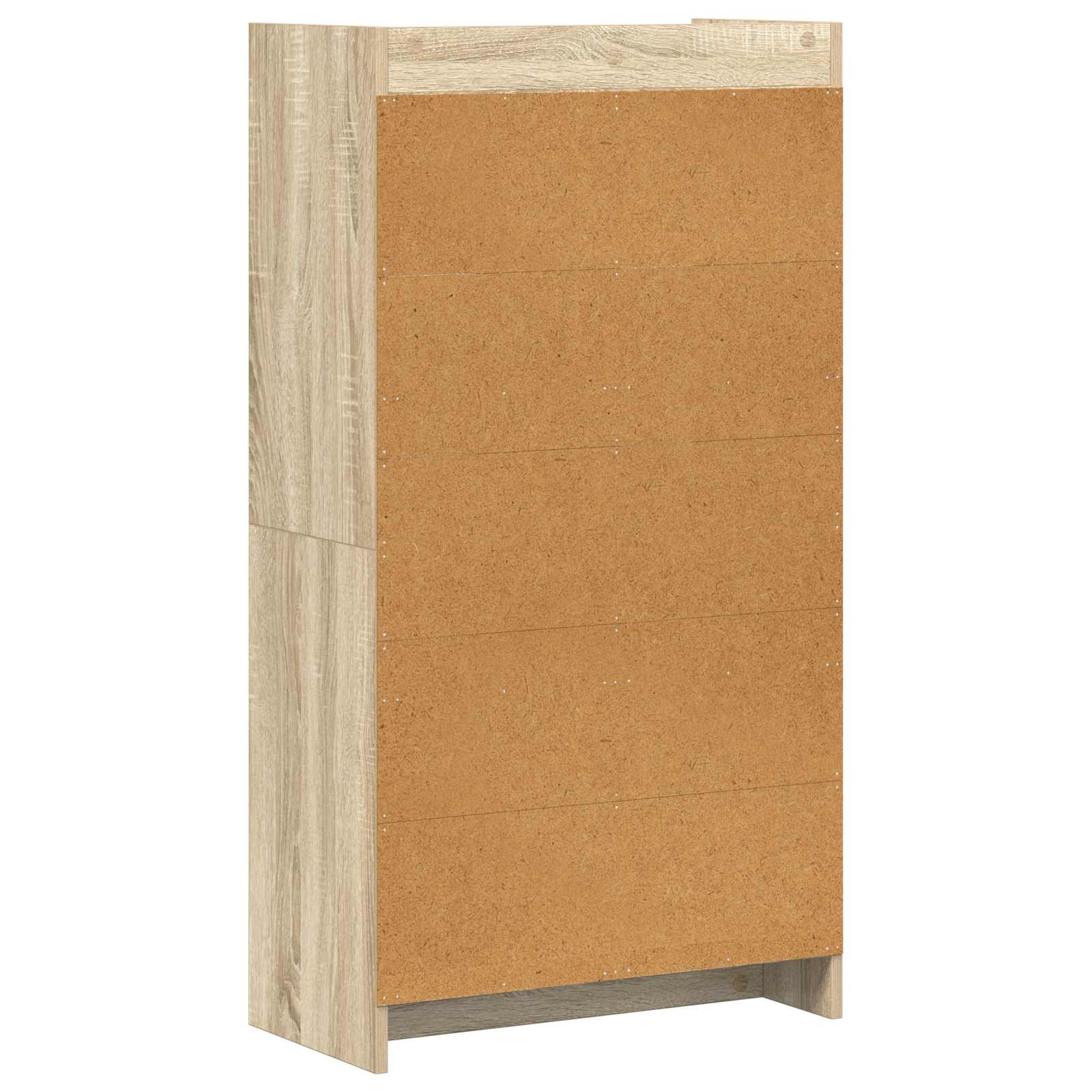 Knihovna Dub Sonoma 59 X 30 X 111 Cm Kompozitní Dřevo