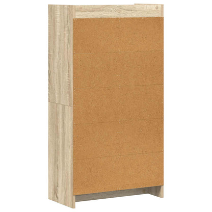 Knihovna Dub Sonoma 59 X 30 X 111 Cm Kompozitní Dřevo