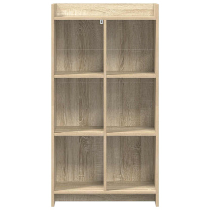 Knihovna Dub Sonoma 59 X 30 X 111 Cm Kompozitní Dřevo
