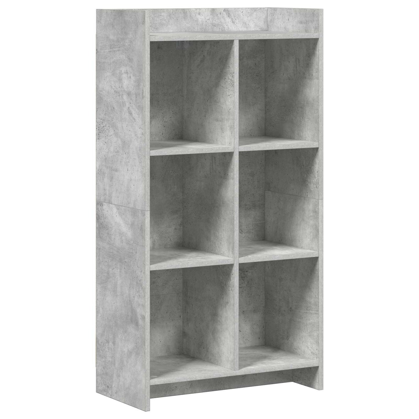 Knihovna Betonově Šedá 59 X 30 X 111 Cm Kompozitní Dřevo