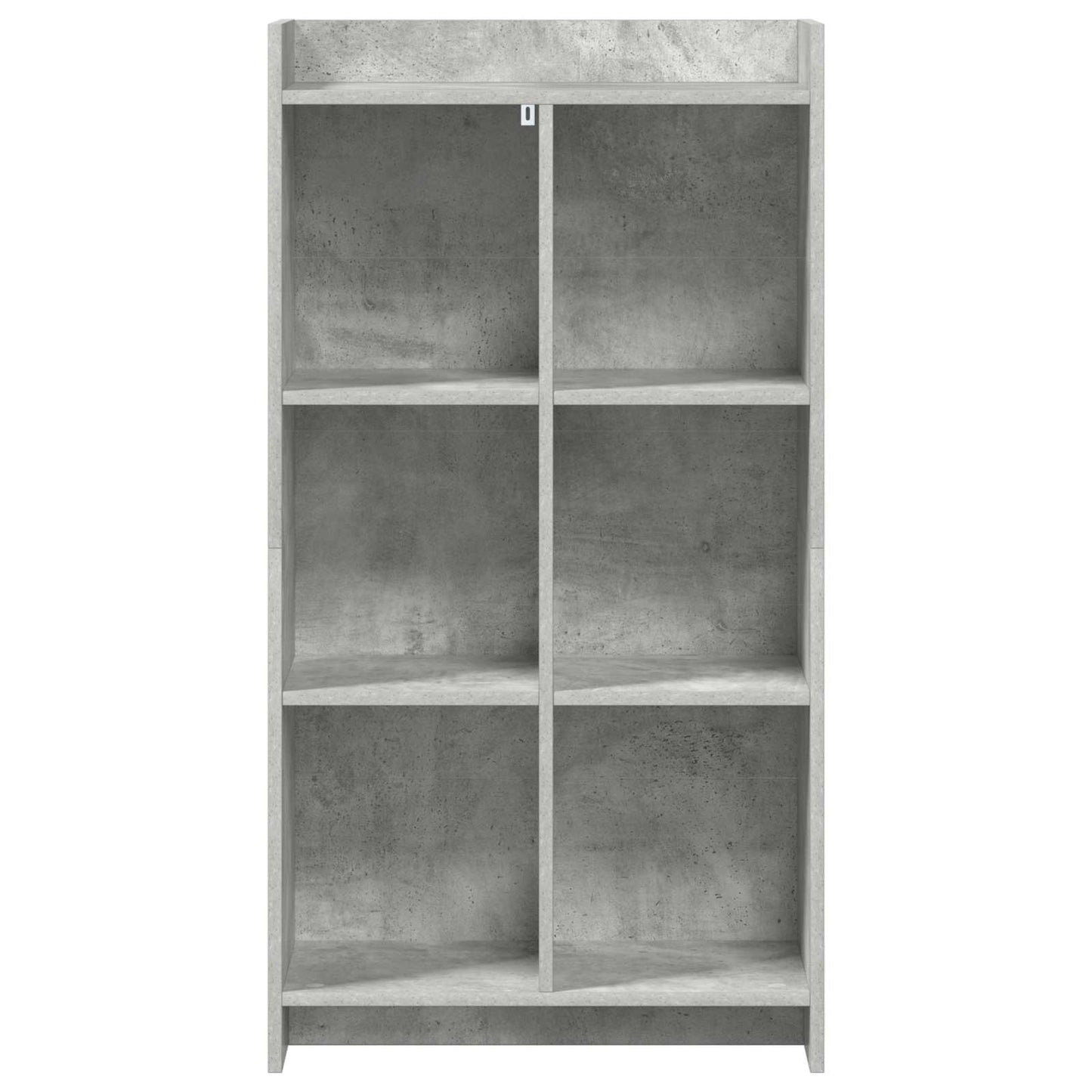 Knihovna Betonově Šedá 59 X 30 X 111 Cm Kompozitní Dřevo