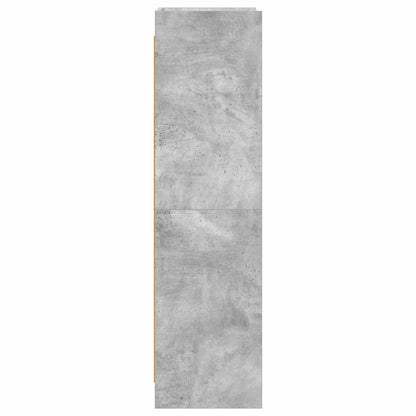 Knihovna Betonově Šedá 59 X 30 X 111 Cm Kompozitní Dřevo