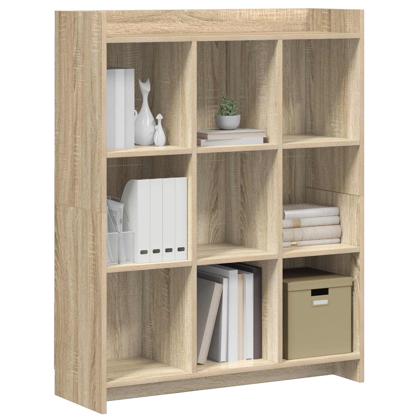 Knihovna Dub Sonoma 87,5 X 30 X 111 Cm Kompozitní Dřevo