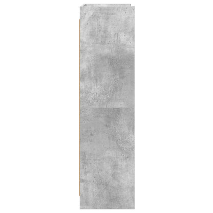 Knihovna Betonově Šedá 87,5 X 30 X 111 Cm Kompozitní Dřevo