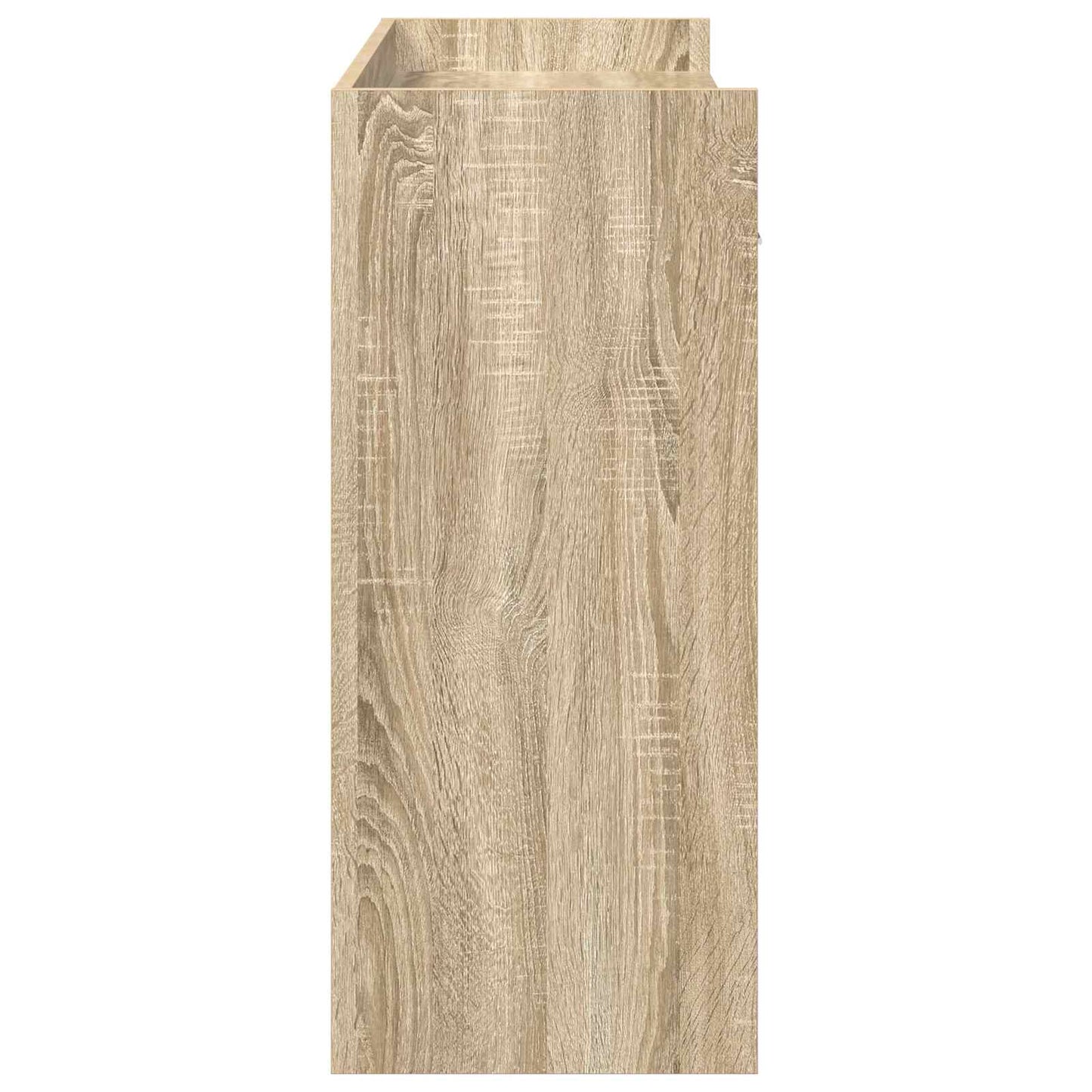 Konzolový Stolek Dub Sonoma 90 X 35 X 80 Cm Kompozitní Dřevo