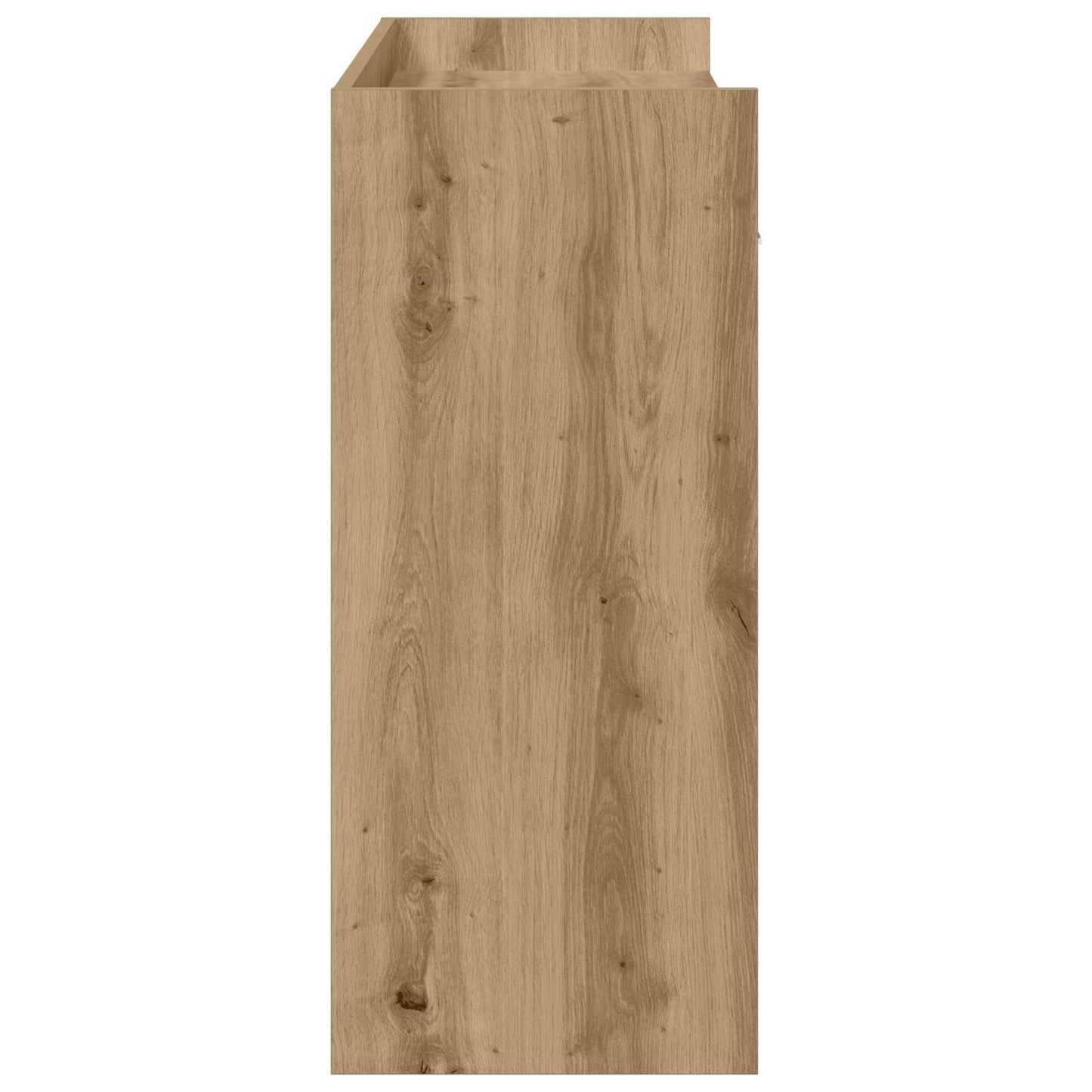 Konzolový Stolek Dub Artisan 90 X 35 X 80 Cm Kompozitní Dřevo