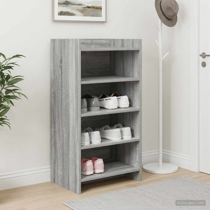 Skříň Na Obuv S Úložištěm 48 X 36 X 92 Cm Kompozitní Dřevo
