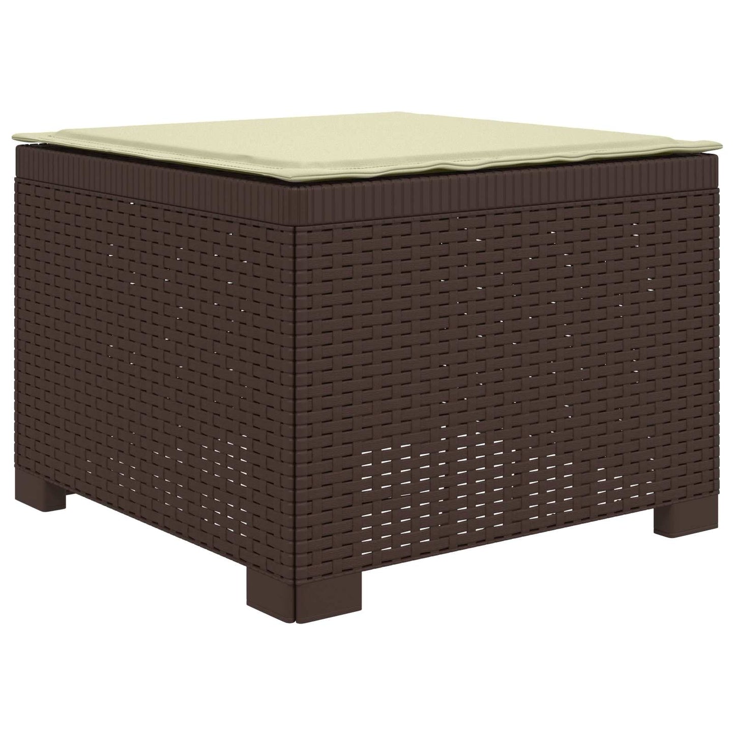 Jednomístná Zahradní Pohovka S Polštářem V Ratanovém Vzhledu Pp
