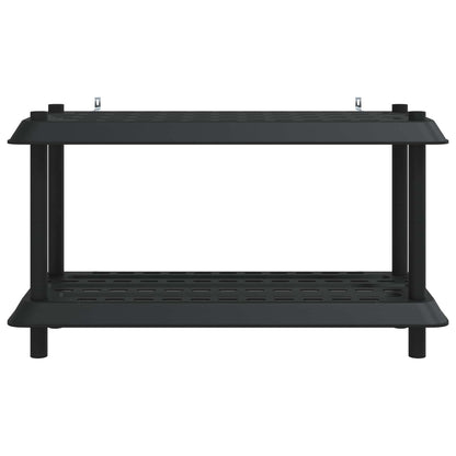 Regálová Jednotka 2 Pater 100 X 40 X 55,5 Cm Pp Antracitová