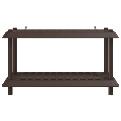 Regálová Jednotka 2 Pater 100 X 40 X 55,5 Cm Pp Hnědá