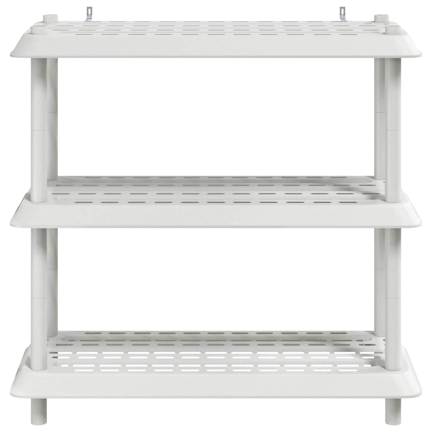 Regálová Jednotka 3 Pater 100 X 40 X 96 Cm Pp Bílá