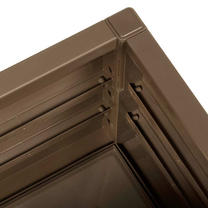Zahradní Květinový Box Hnědá 80 X 36 X 35 Cm Pp