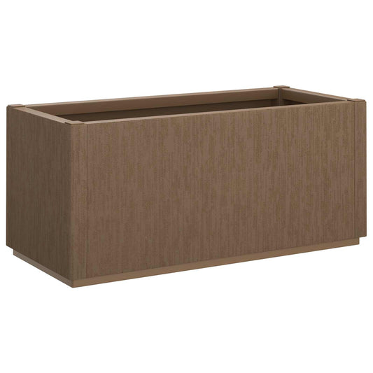 Zahradní Květinový Box Hnědá 80 X 36 X 35 Cm Pp