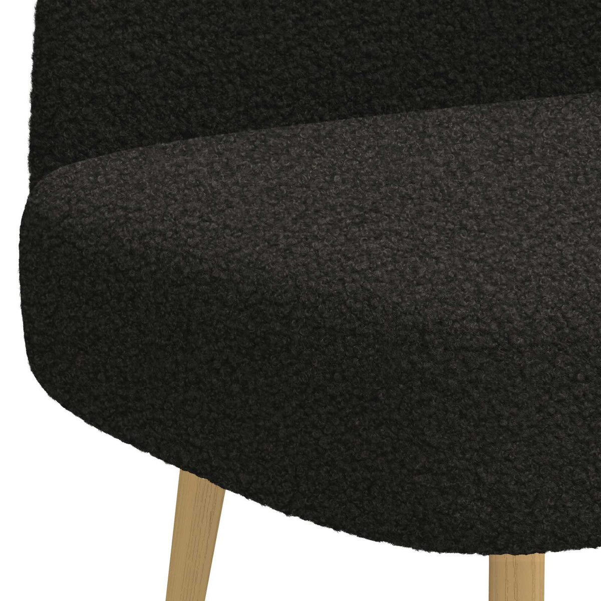 Čalouněná Lavice S Opěrkou Černá 110 X 60 X 76 Cm Bouclé