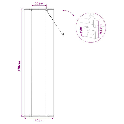 Roleta Přírodní 40 X 220 Cm Bambus