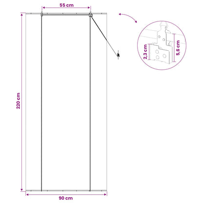 Roleta Přírodní 90 X 220 Cm Bambus