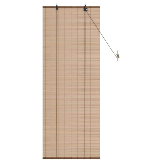 Roleta Hnědá 40 X 160 Cm Bambus