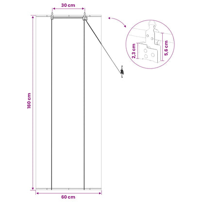 Roleta Hnědá 60 X 160 Cm Bambus