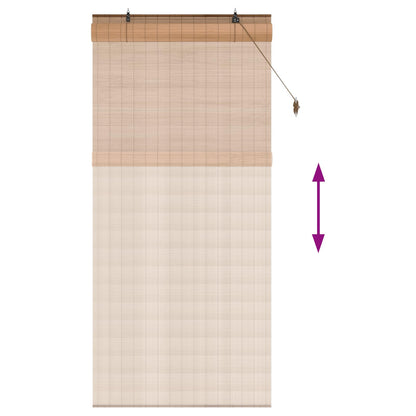 Roleta Hnědá 90 X 220 Cm Bambus