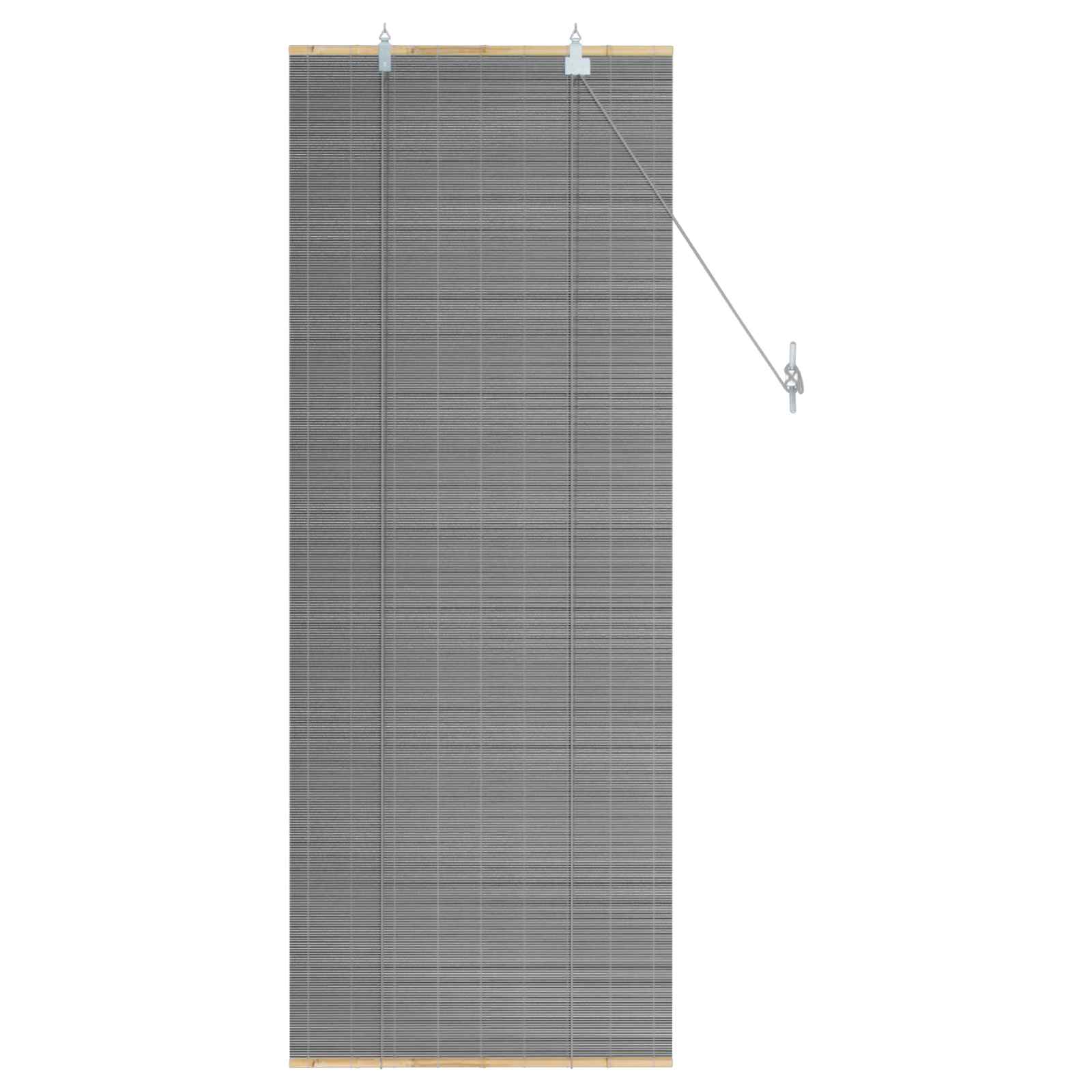Roleta Šedá 60 X 160 Cm Bambus