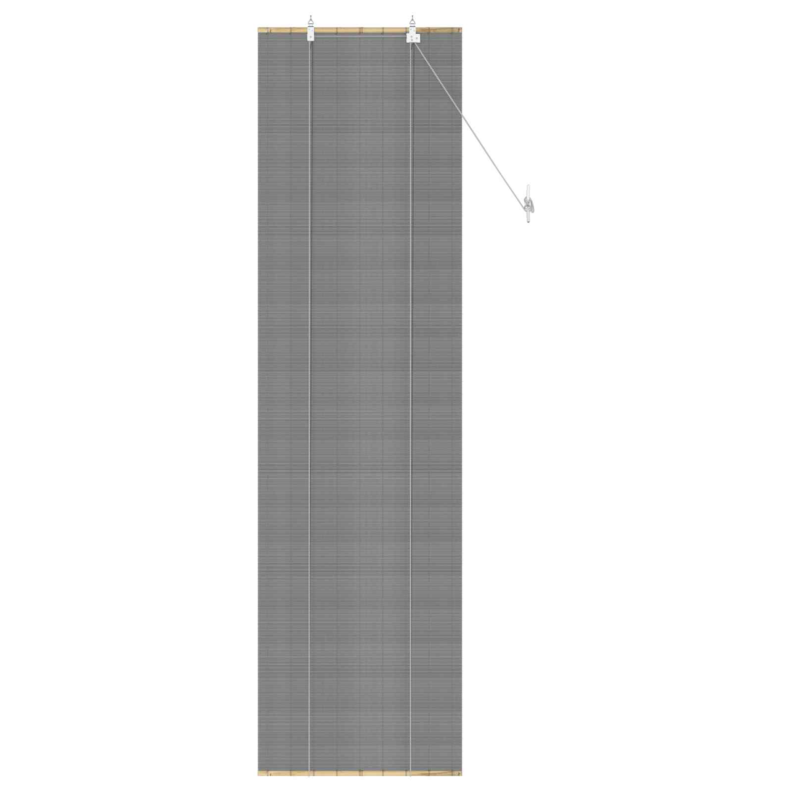 Roleta Šedá 70 X 220 Cm Bambus