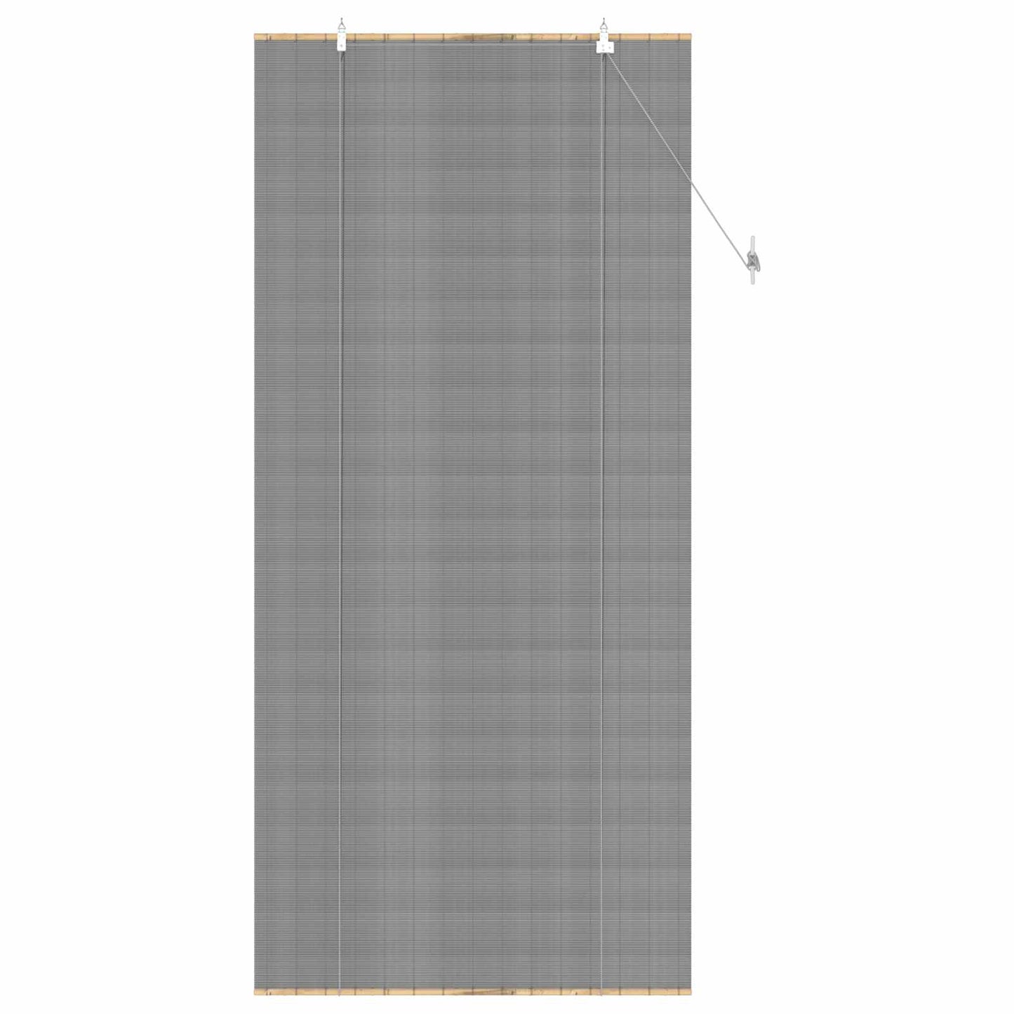 Roleta Šedá 80 X 220 Cm Bambus