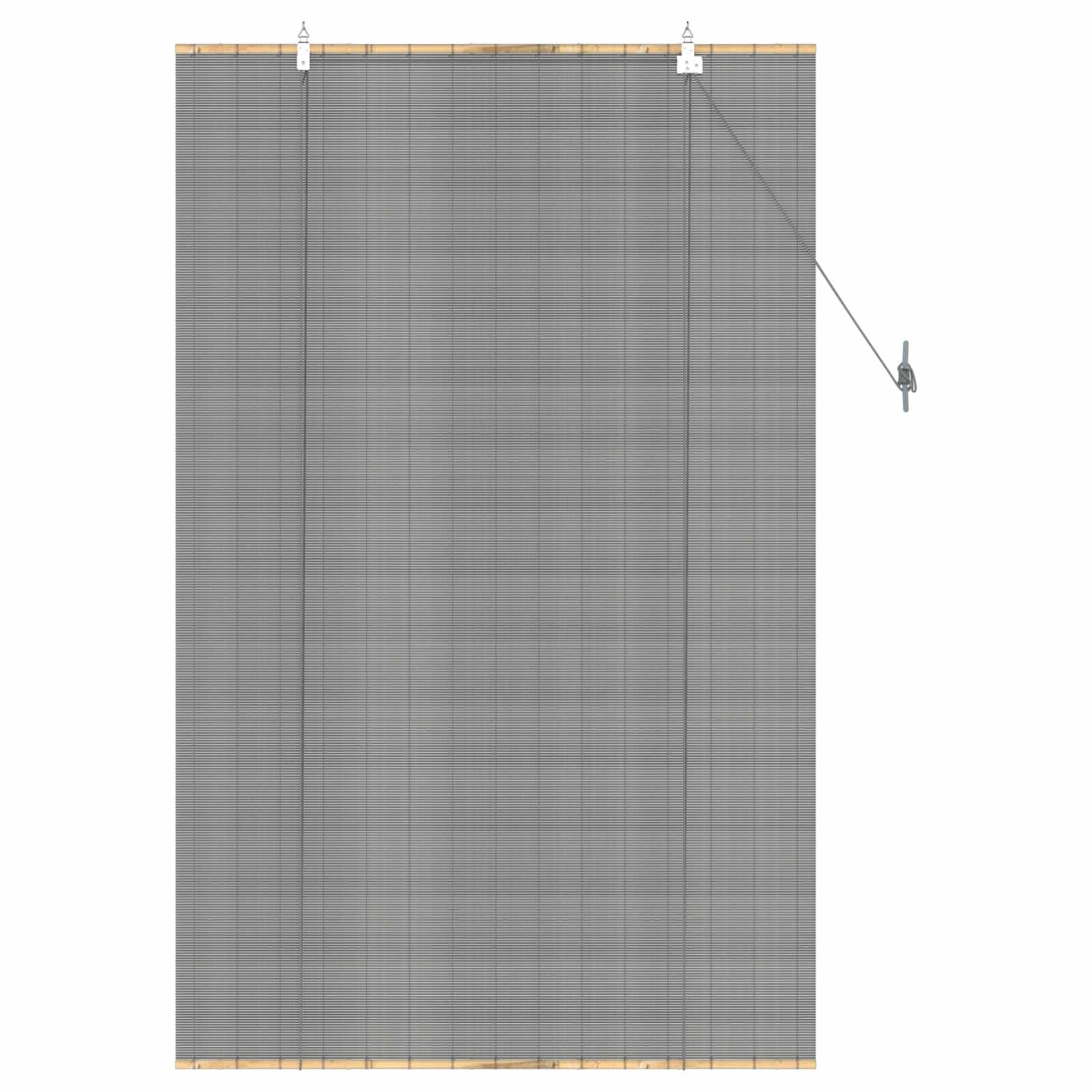 Roleta Šedá 100 X 160 Cm Bambus