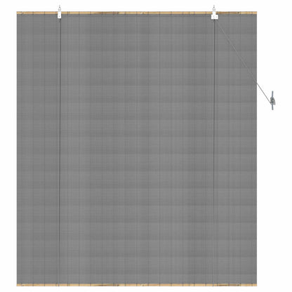 Roleta Šedá 130 X 160 Cm Bambus