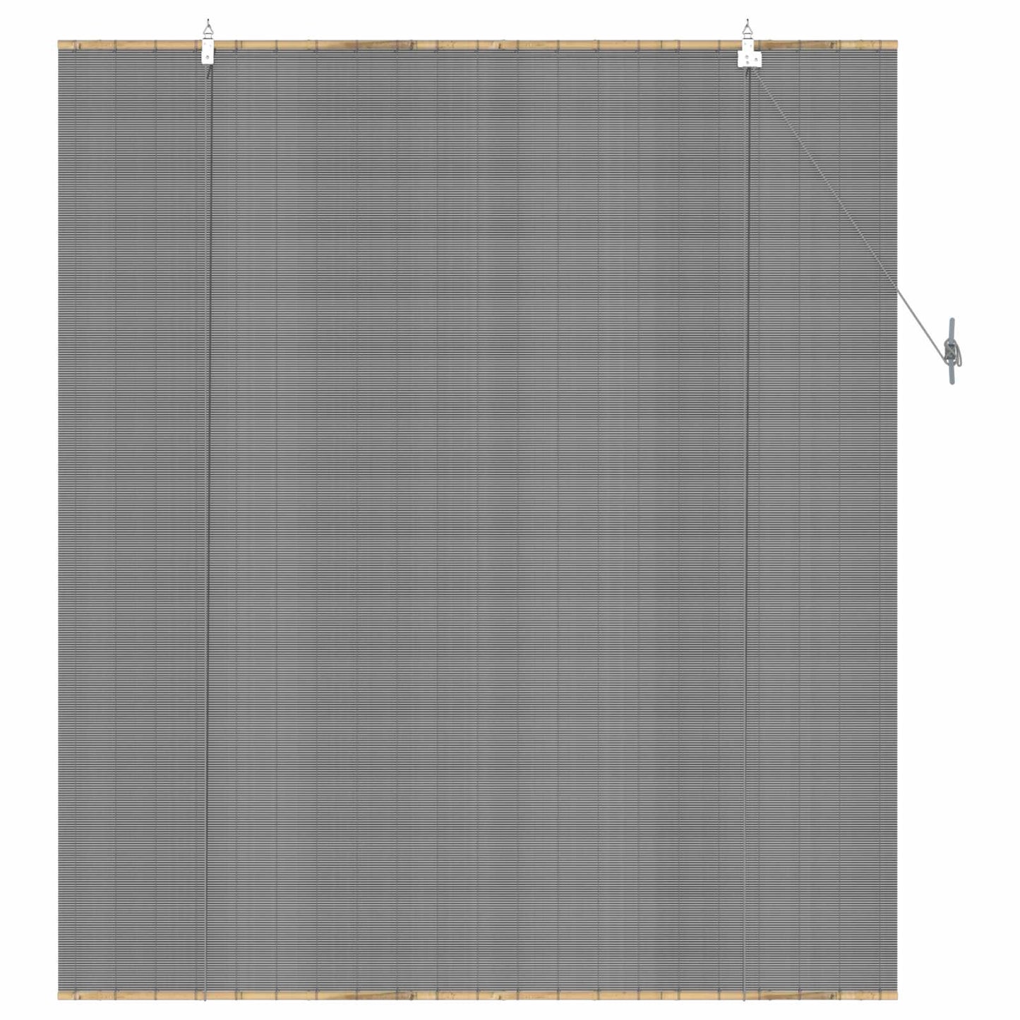 Roleta Šedá 140 X 160 Cm Bambus