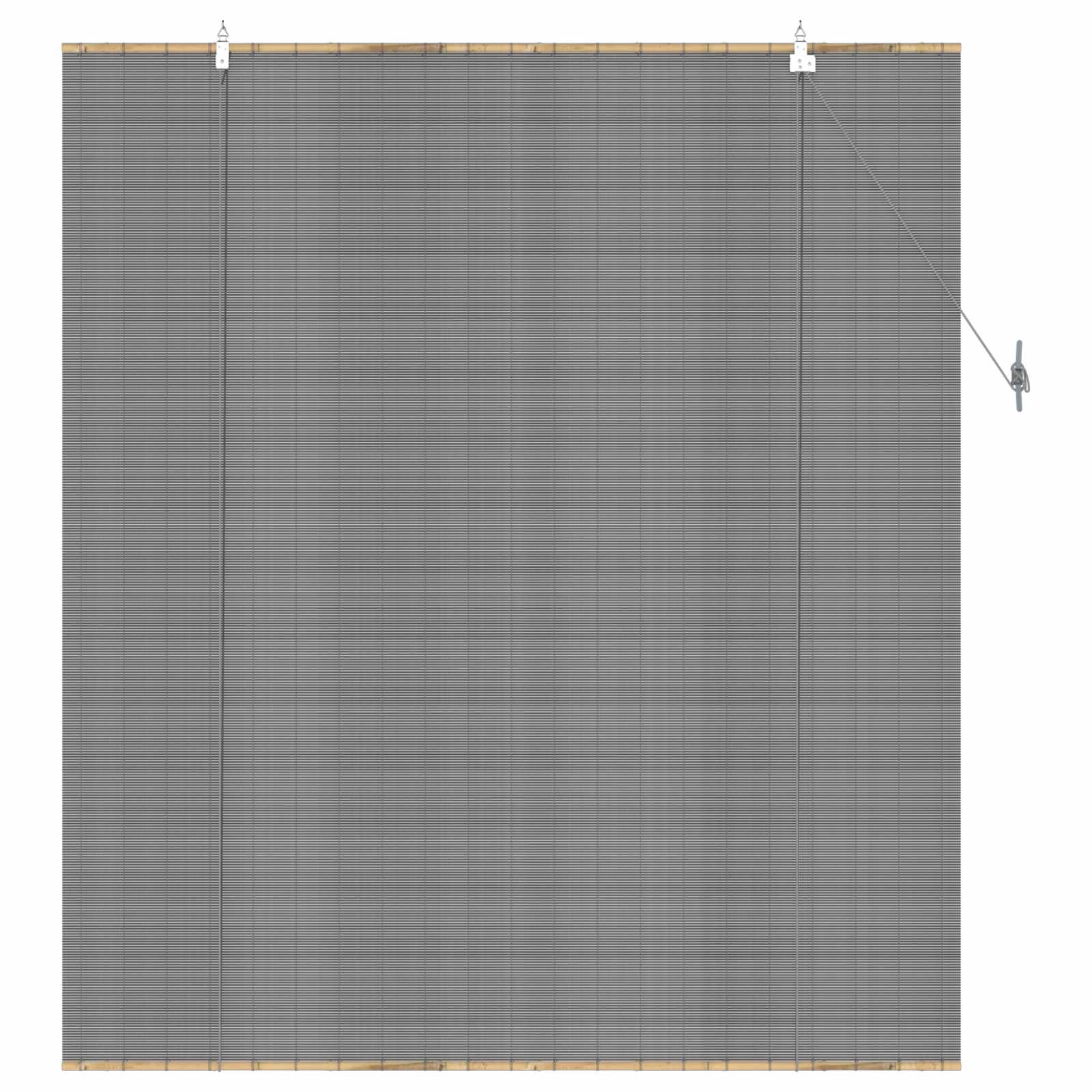 Roleta Šedá 140 X 160 Cm Bambus